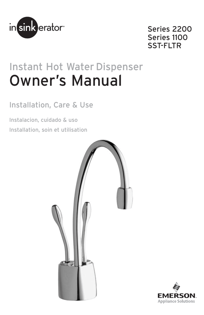 Insinkerator 1100 Water Dispenser User Manual Manualzz Water Dispenser User Manual