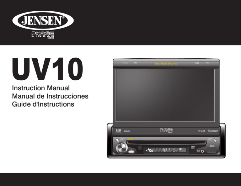Jensen Phase Linear UV10 User manual | Manualzz