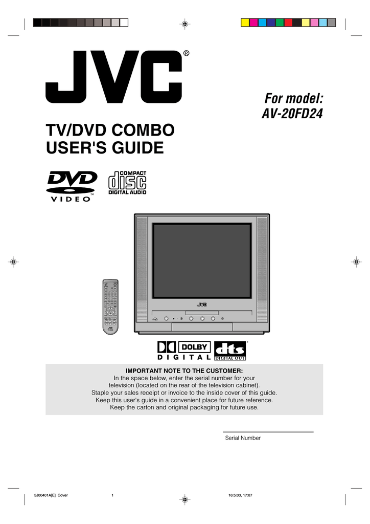 Jvc Av 20fd24 Tv Dvd Combo User Manual Manualzz