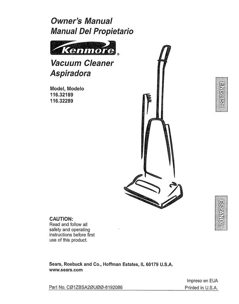 Vacuum Cleaner Belts Fit Kenmore Quick Clean replaces 20-40096-Canada Model