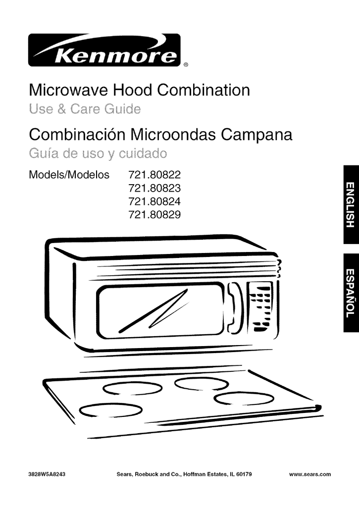 Kenmore 721 80822 Microwave Oven User Manual Manualzz Kenmore 721 80822 Microwave Oven User