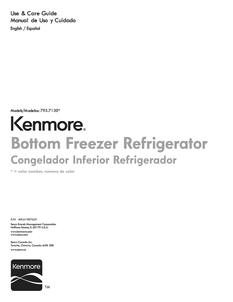 40030d Kenmore Frozen Dessert Maker User Manual Wiring