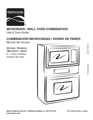 Kenmore 790 4884 Microwave Oven User Manual Manualzz - Kenmore Wall Oven Model 790 Manual Pdf