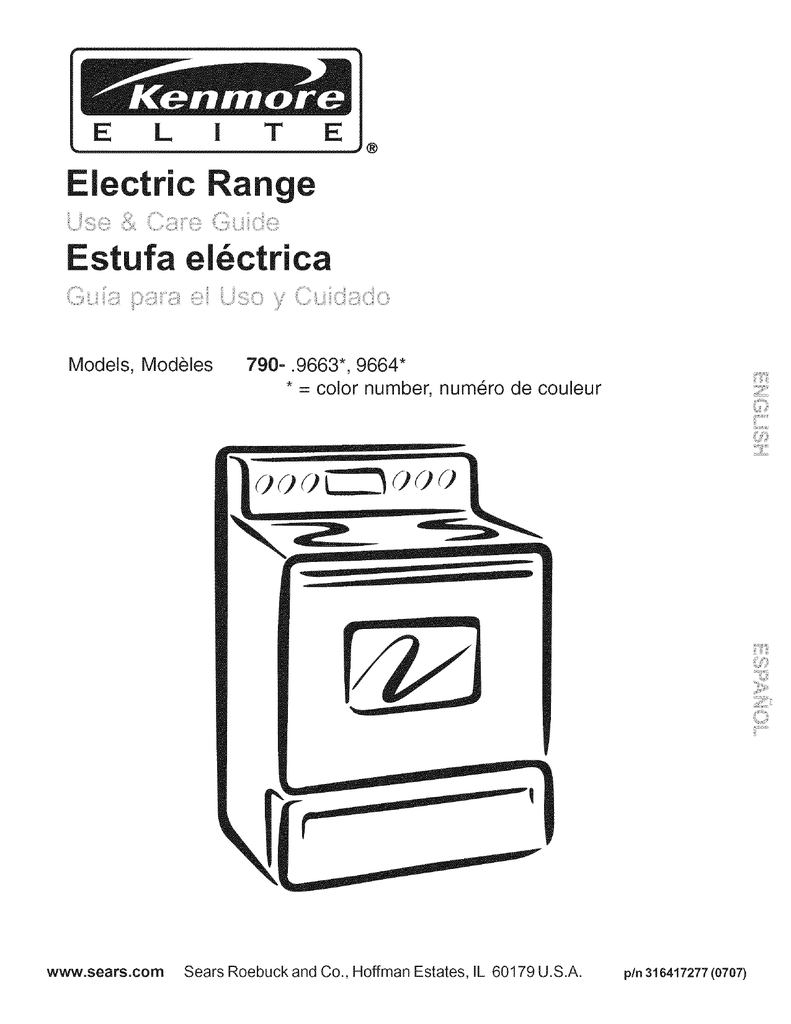 Kenmore Range Model C880 Manual Transfer - androhuginn