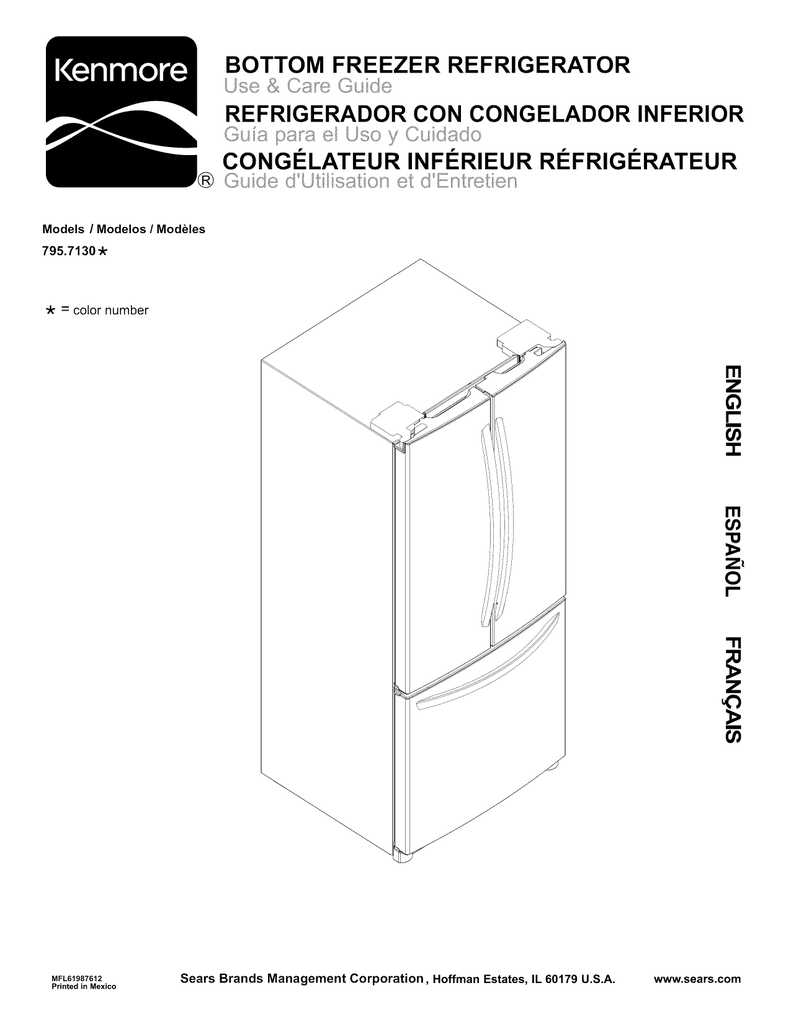 kenmore 795 refrigerator