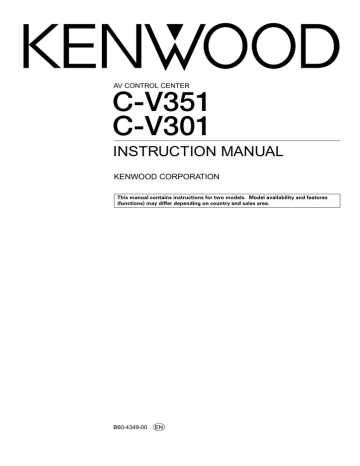 kenwood stereo control amplifier kc-105 manual