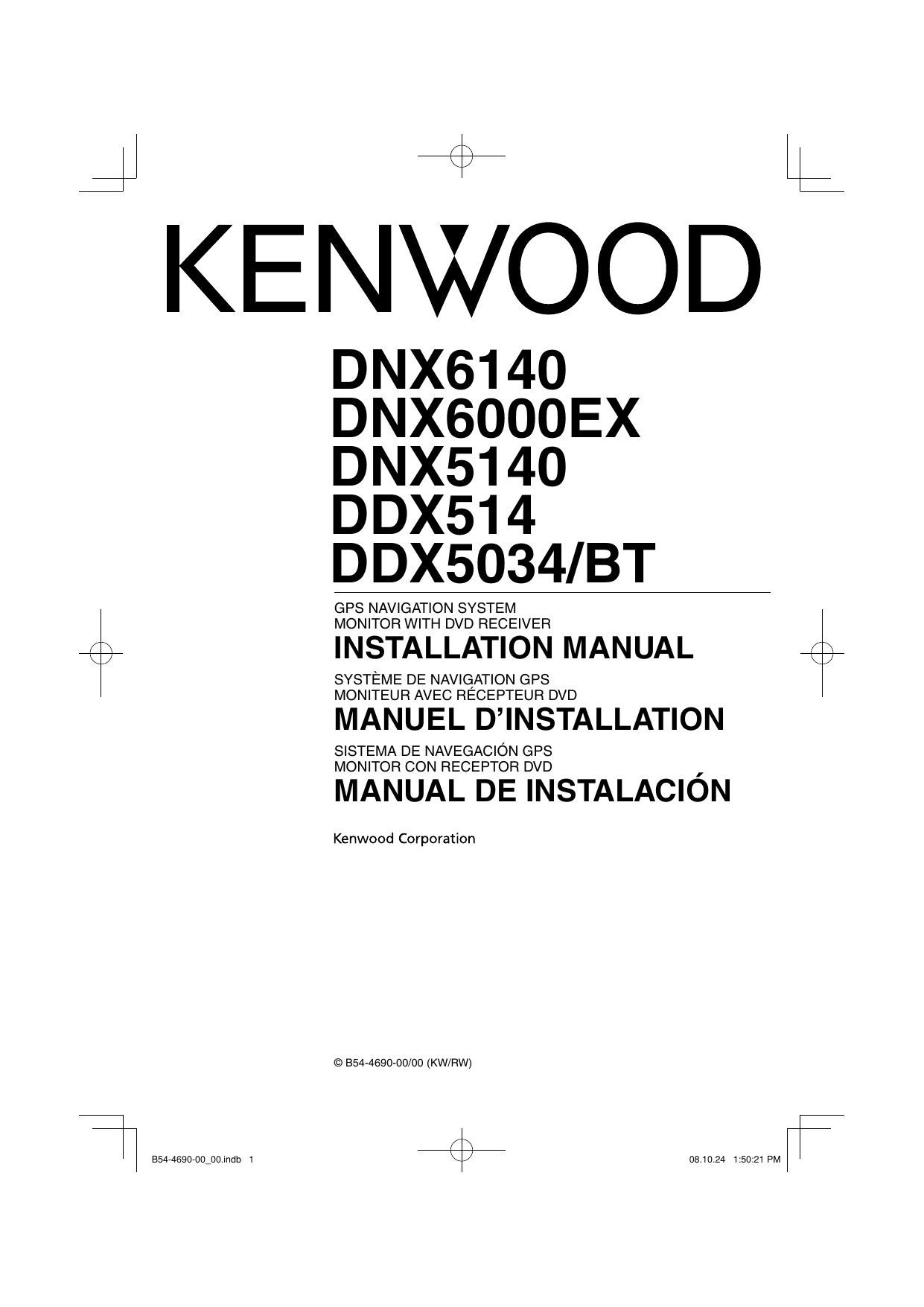 Kenwood Ddx5034bt Gps Receiver User Manual Manualzz