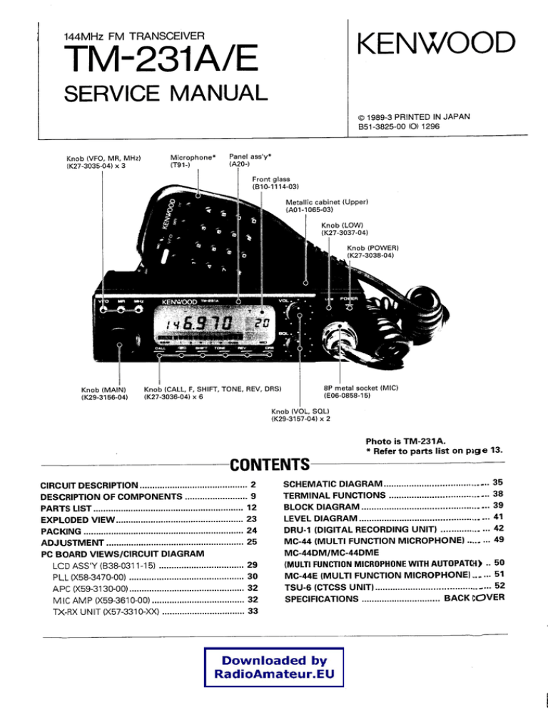 Kenwood Kenwood Marine Radio User Manual Manualzz