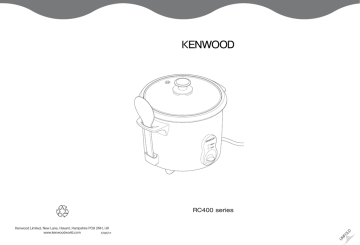 Kenwood Rc400 Rice Cooker User Manual Manualzz