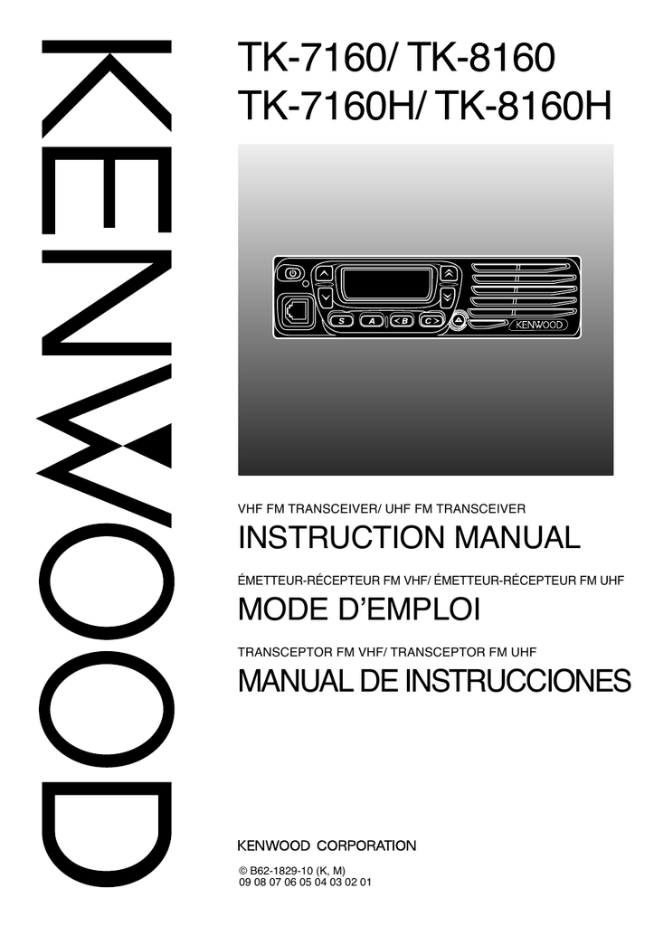 Kenwood Electronic Mode Demploi
