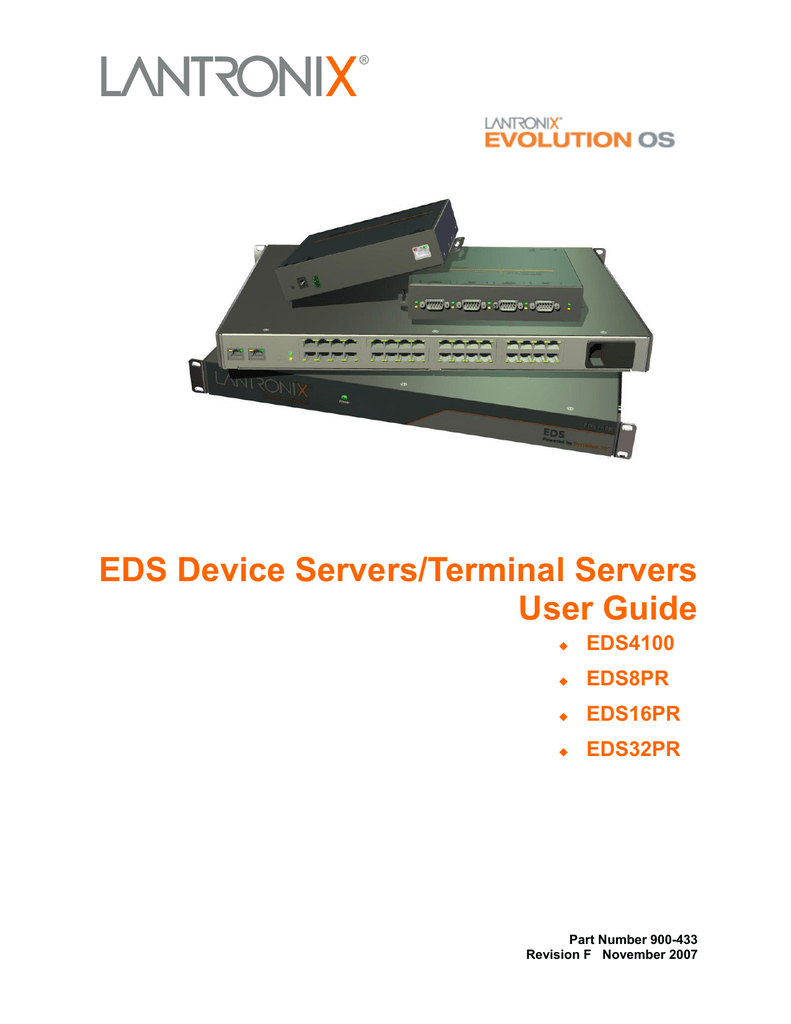 Lantronix EDS16PR Server User Manual Manualzz
