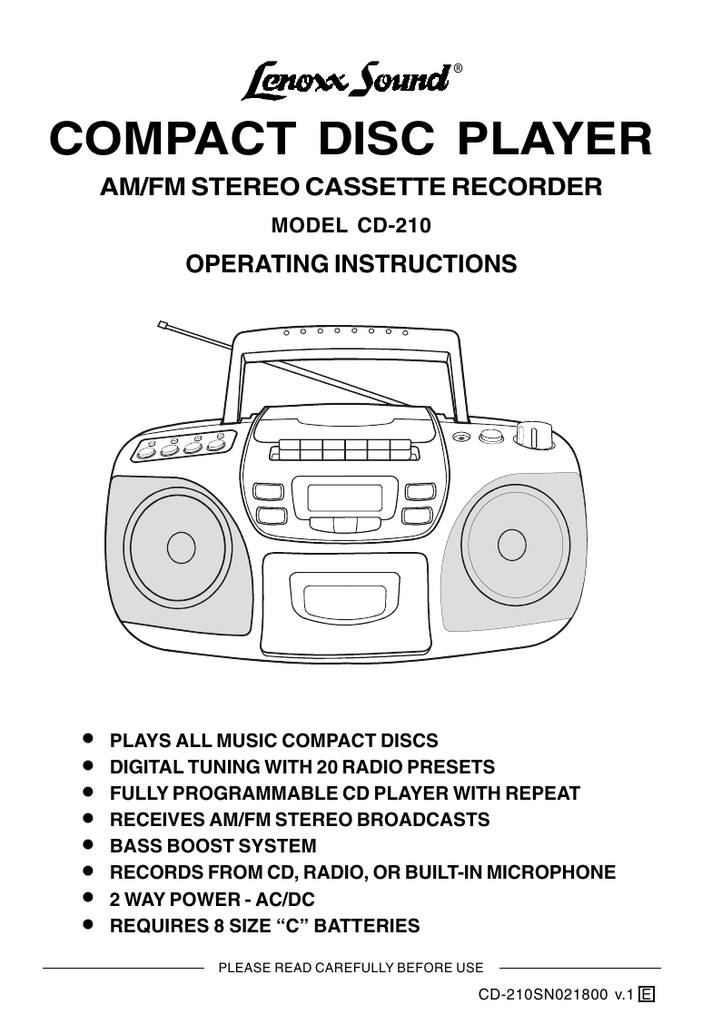 Compact disc digital audio магнитола инструкция