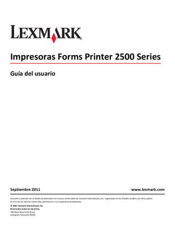 Lexmark 2500 All in One Printer User Manual | Manualzz