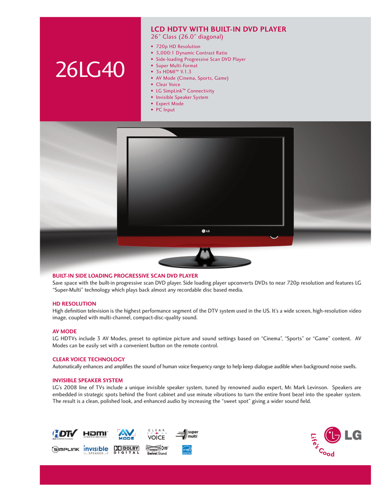 Lg Electronics 2640 Tv Dvd Combo User Manual Manualzz