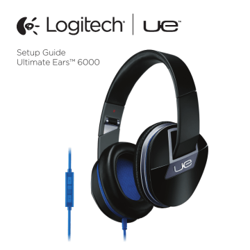 Logitech UE 6000 Headphones Setup guide | Manualzz