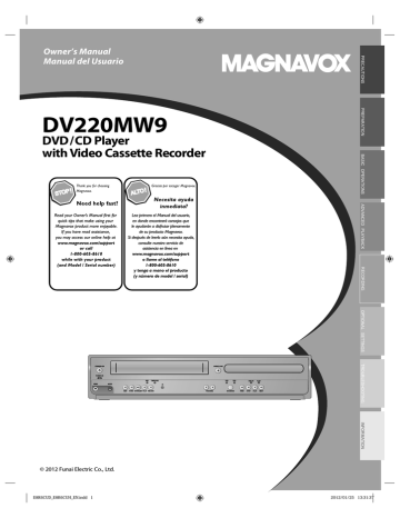 Troubleshooting Magnavox Dv2mw9 Troubleshooting