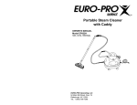 EURO-PRO Portable Steam Cleaner EP922H Owner's Manual