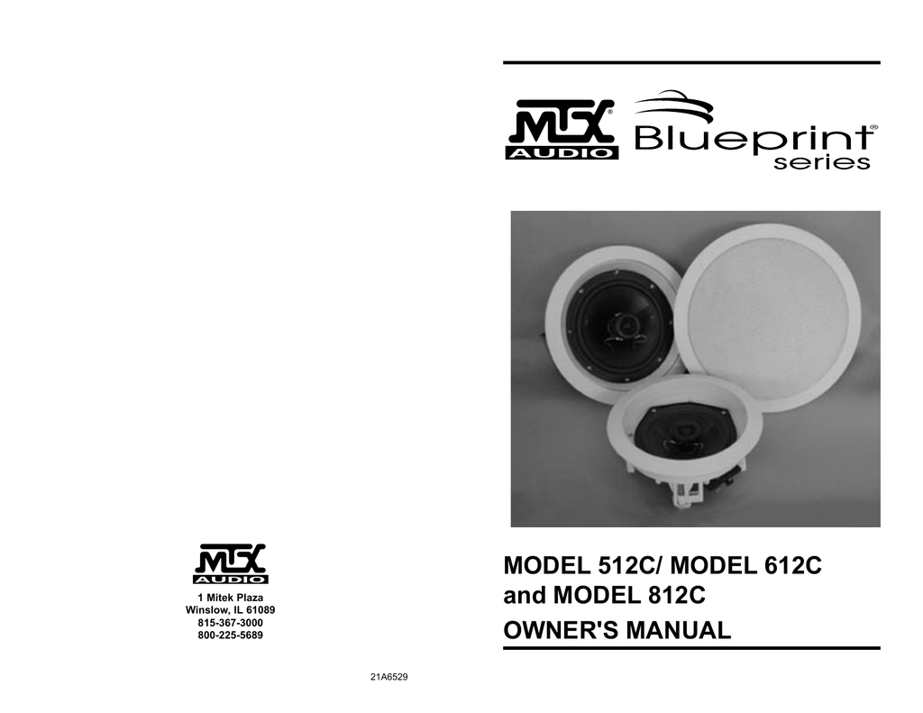 Mtx Audio 512c Speaker User Manual Manualzz Com