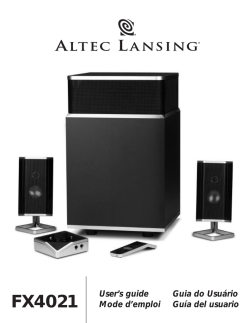 Altec fx4021 hot sale