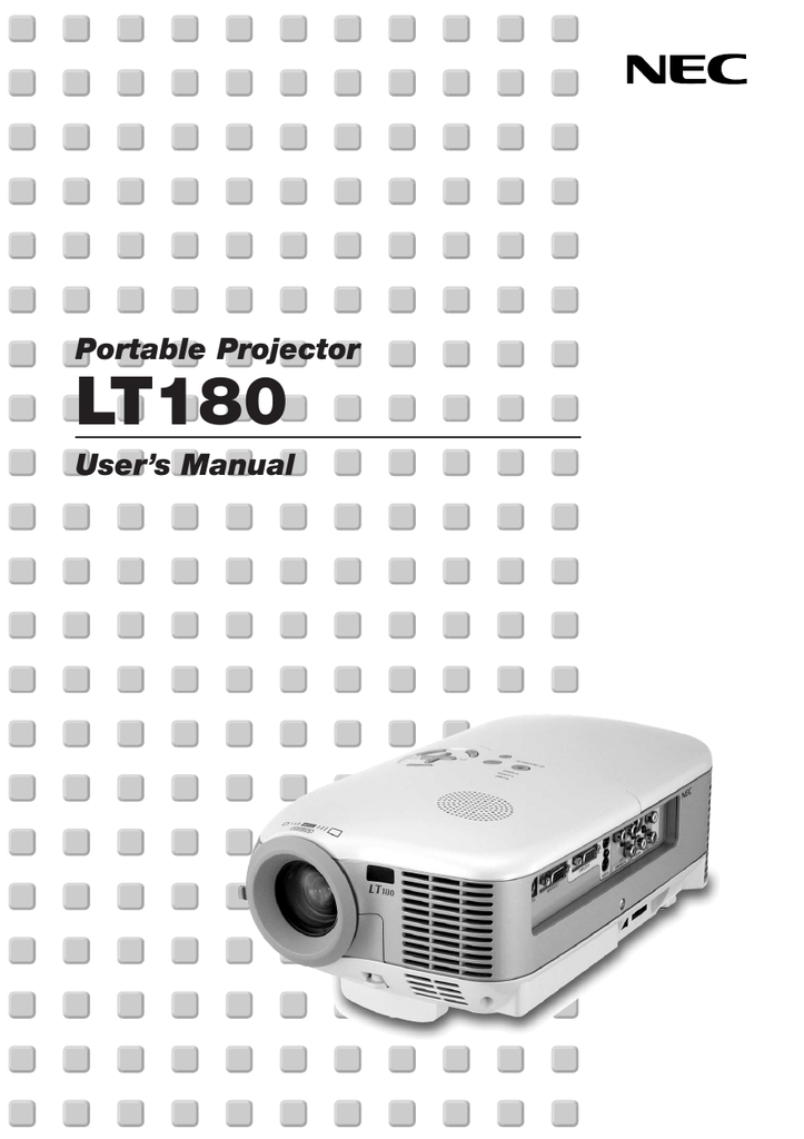 Projector user manual. Проектор NEC lt180. NEC Handheld. Portable Projector users Guide. Проектор NEC lt157 руководство по эксплуатации