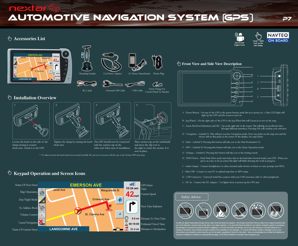 nextar navigation