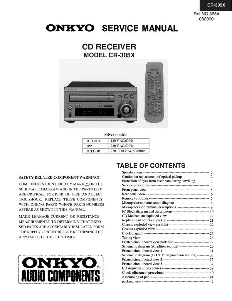 onkyo cd player timer function