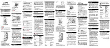 Oregon RM818PA Clock User Manual | Manualzz