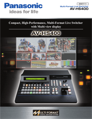 Panasonic Av Hs400 User Manual Manualzz