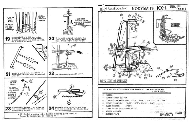 ParaBody 200 Home Gym User Manual | Manualzz