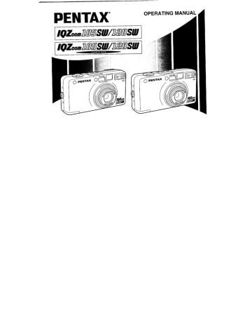 Pentax 105SW Digital Camera User Manual | Manualzz