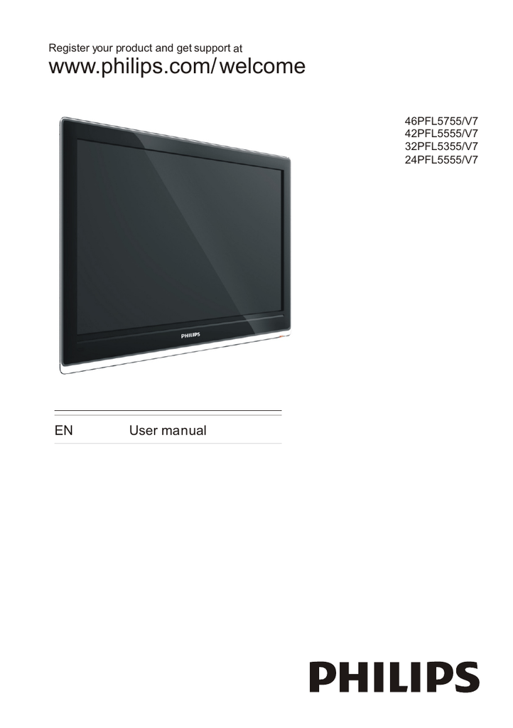Philips 248C3L Flat Panel Television User Manual | Manualzz