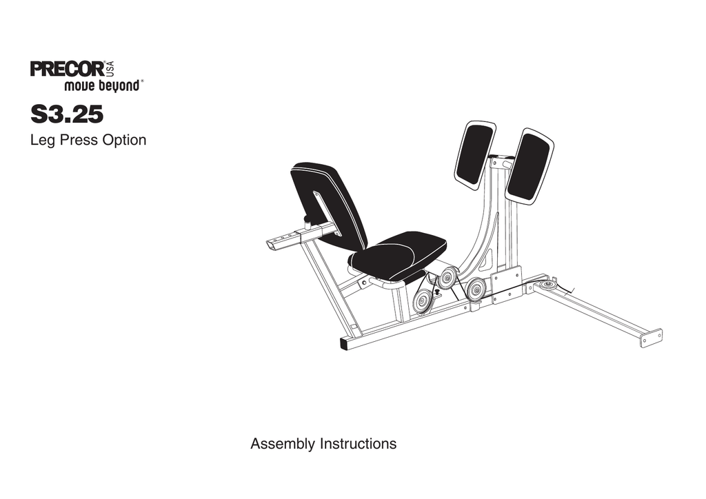 Precor Usa S3 45 Weight Chart