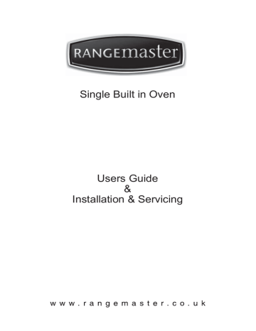 Rangemaster Single Built in Oven Oven Technical data | Manualzz