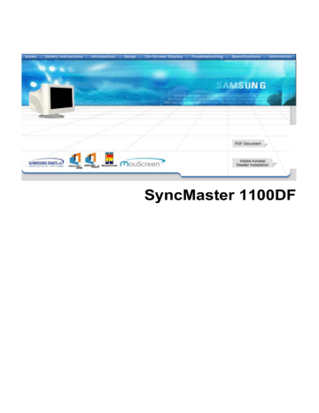 Samsung 1100DF Specification | Manualzz
