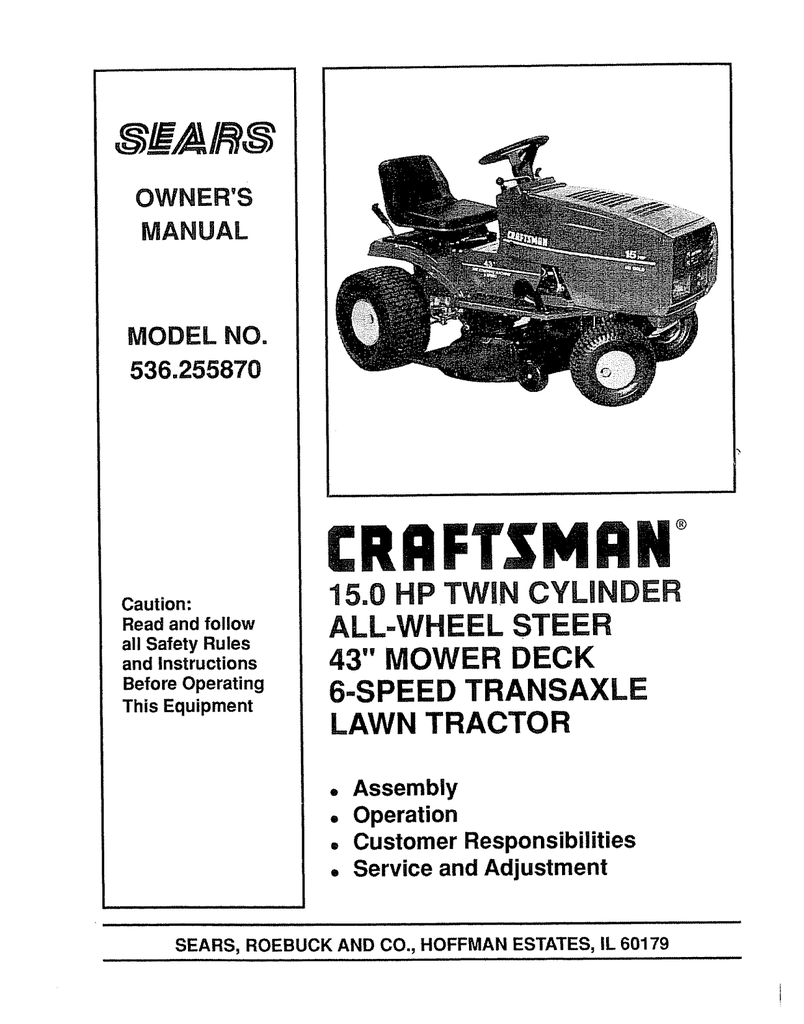 YARD BUG 925-3234 Genuine Sears Crafstman  Part SEAT SWITCH