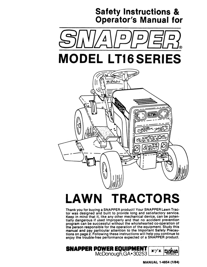 Snapper Lt16 Wiring Diagram Wiring Diagram