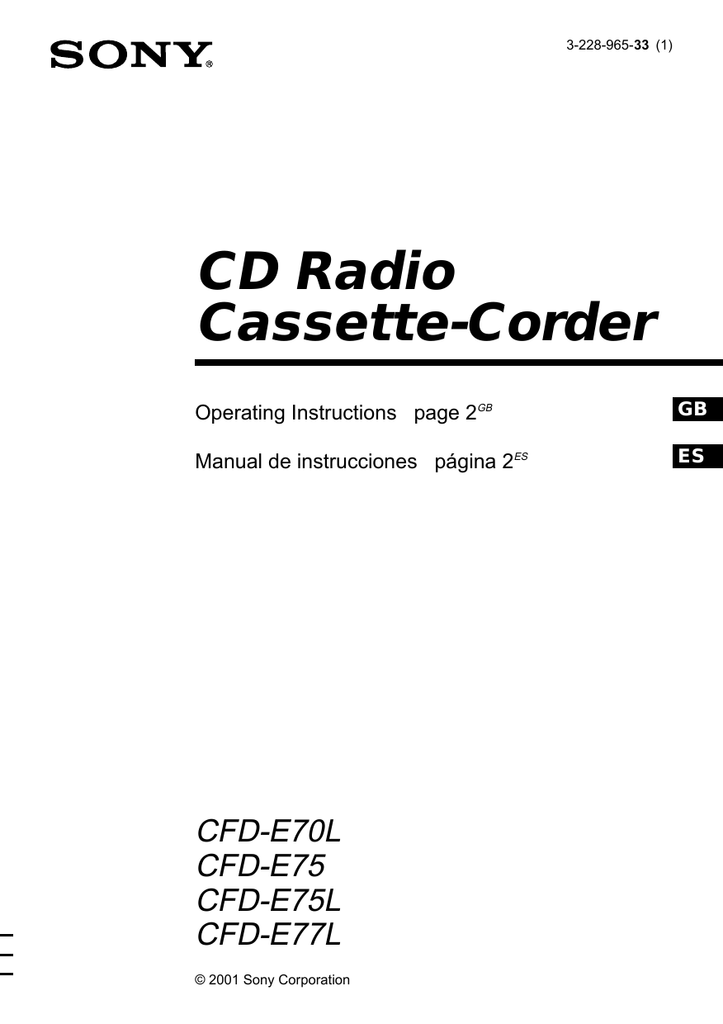 Sony Cfd E77l Manual edu.svet.gob.gt
