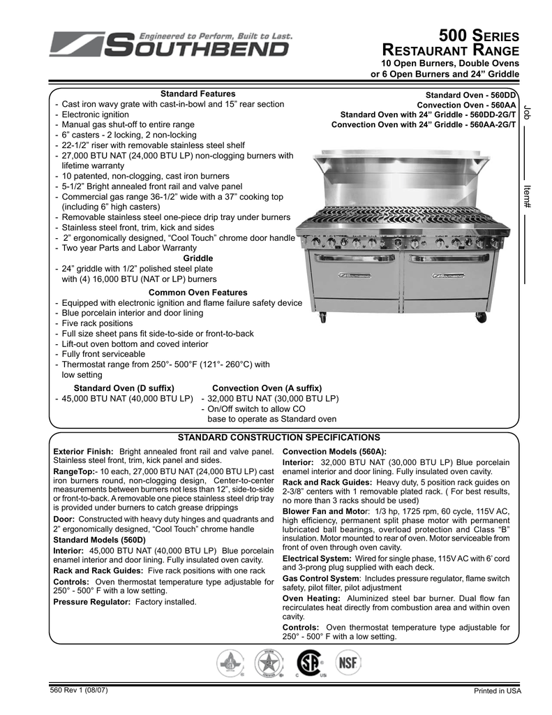 How To Light Southbend Oven With Grill Function