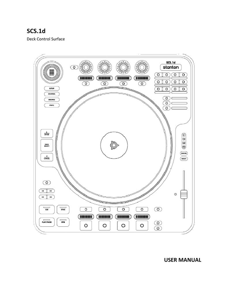 Stanton SCS.1d CD Player User Manual Manualzz
