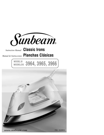 sunbeam travel iron manual
