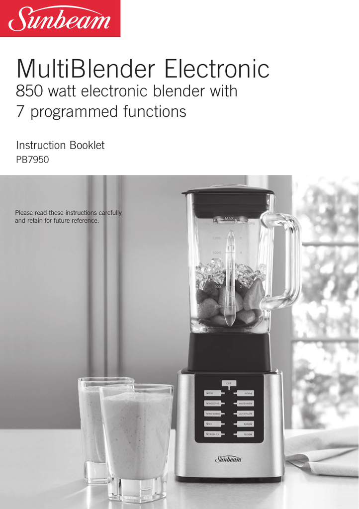 sunbeam pb7950