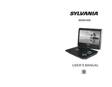 sylvania 10.1 portable dvd player manual