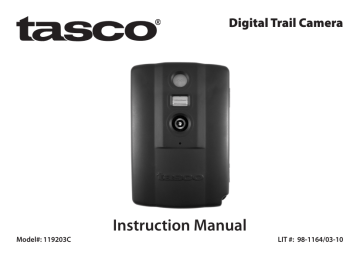 setting up tasco trail camera