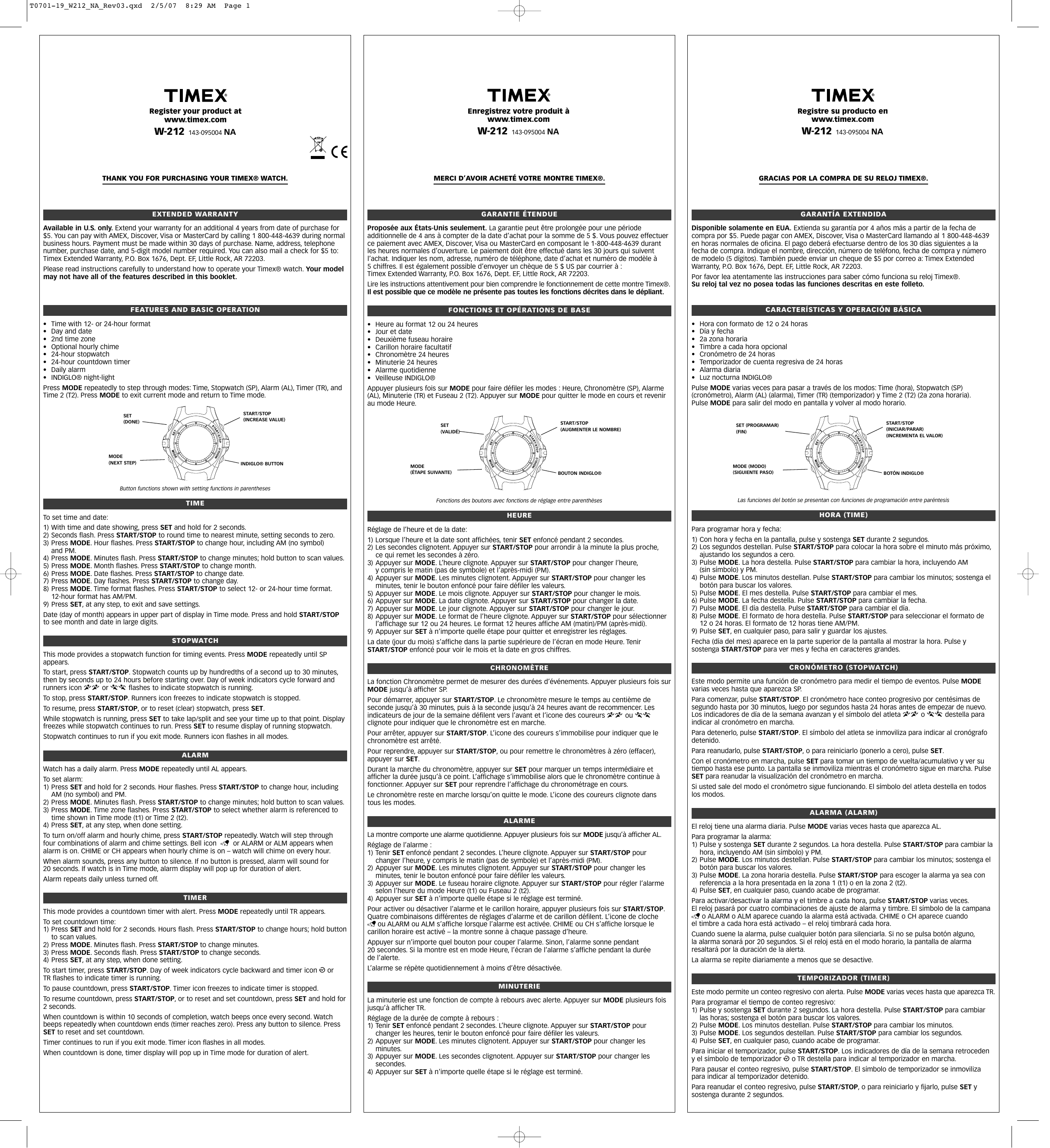 yoho watch manual