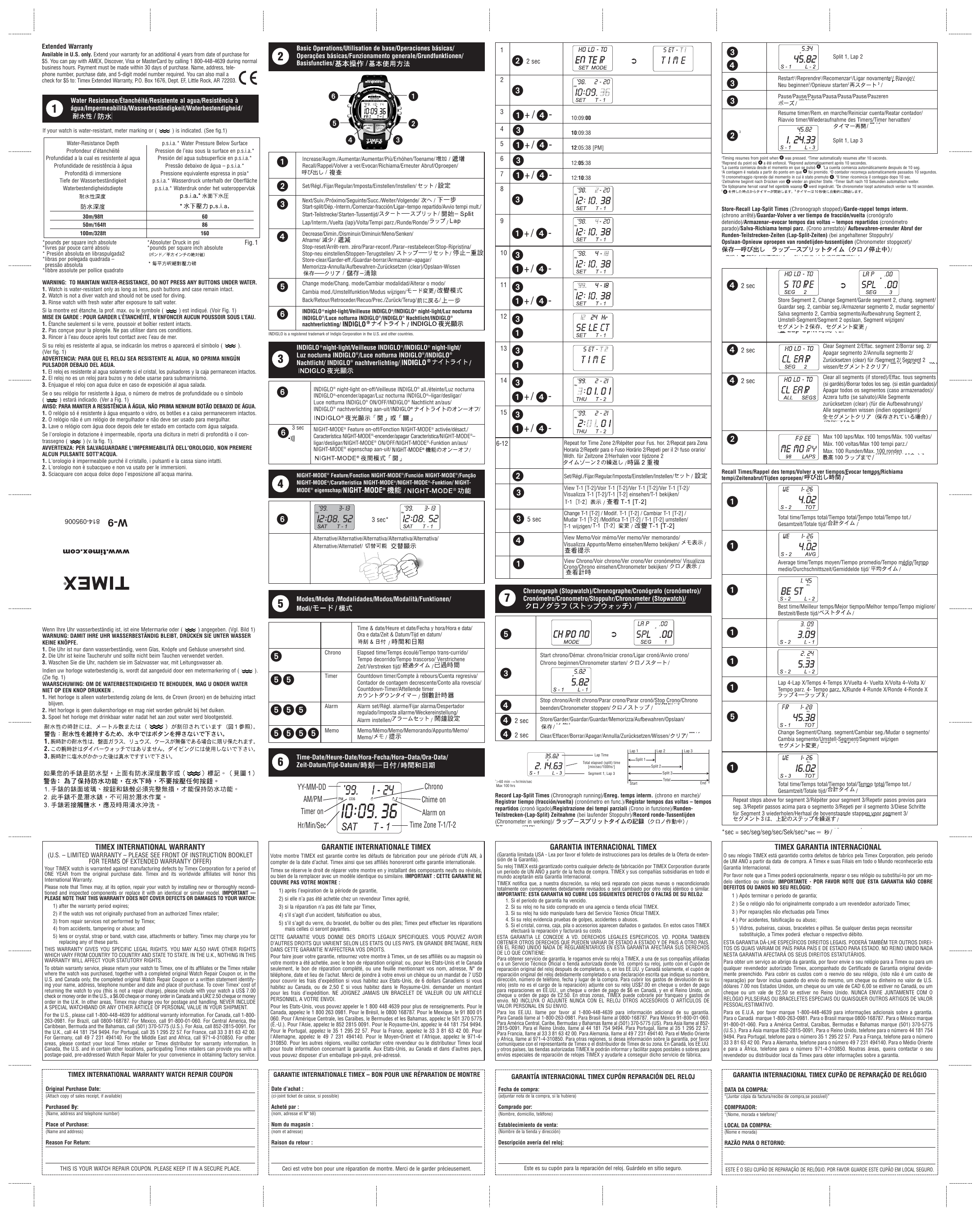 Timex 814-095006 Watch User Manual | Manualzz
