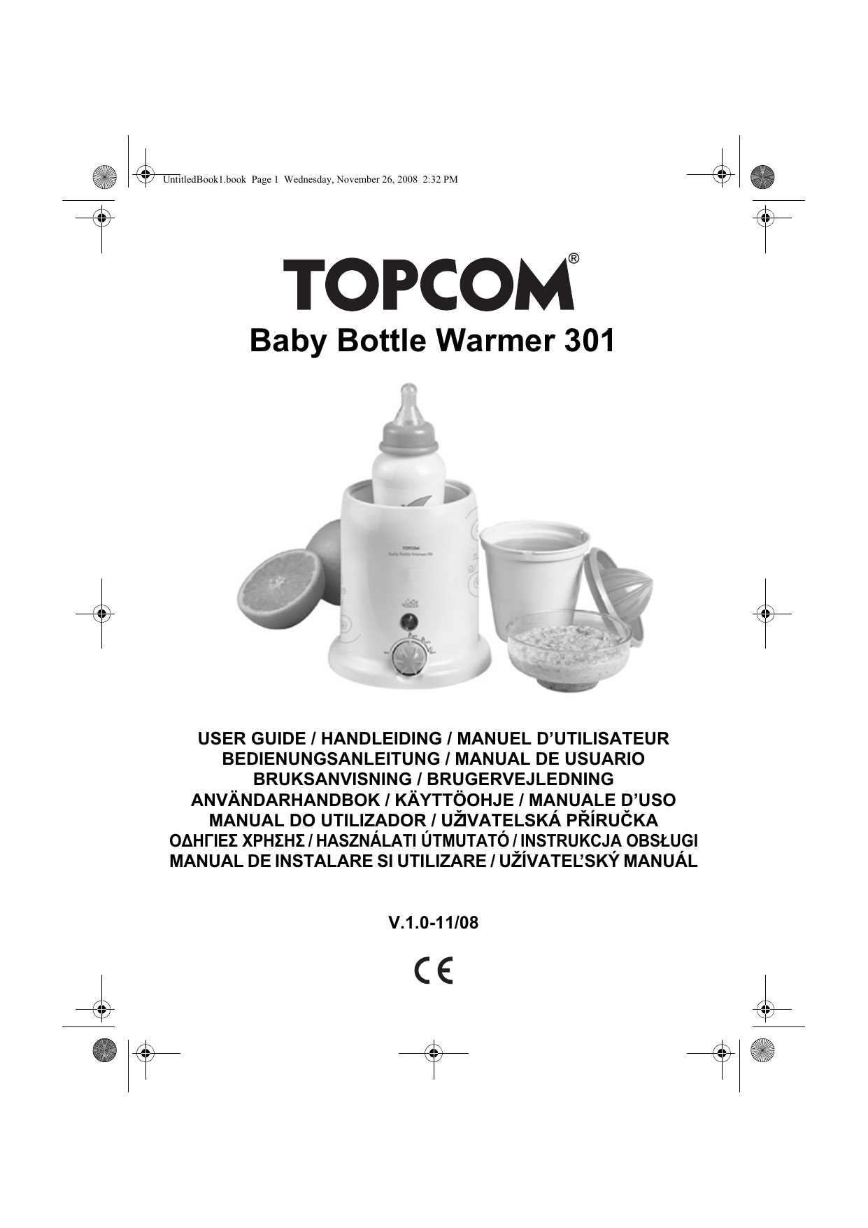 topcom baby bottle warmer