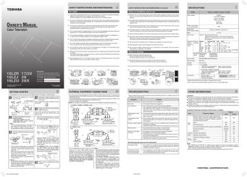 Toshiba 150 Power Supply User Manual | Manualzz