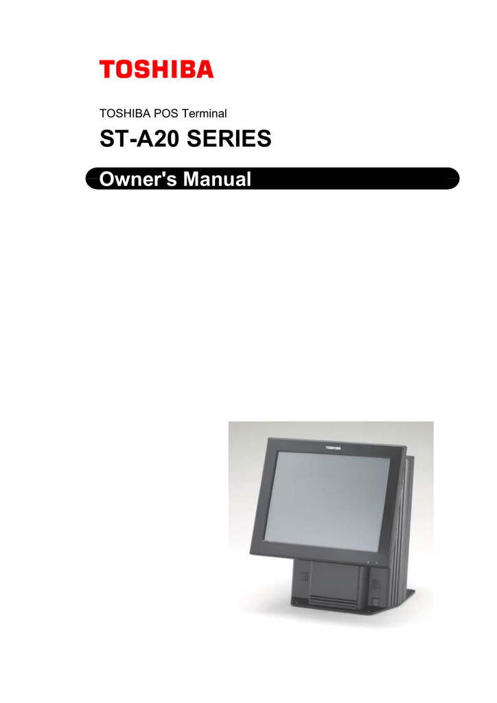 Toshiba St A20 Series Cash Register User Manual Manualzz Com