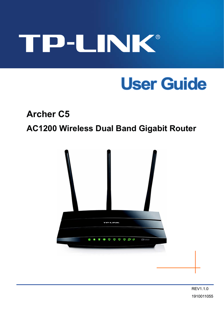 TP-Link AC1200 Network Router User Manual | Manualzz