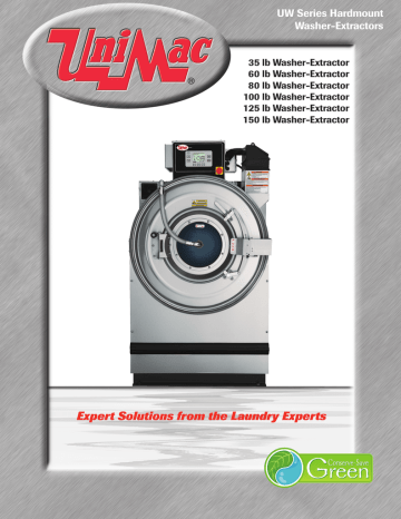 Unimac 35 LB Washer User Manual | Manualzz